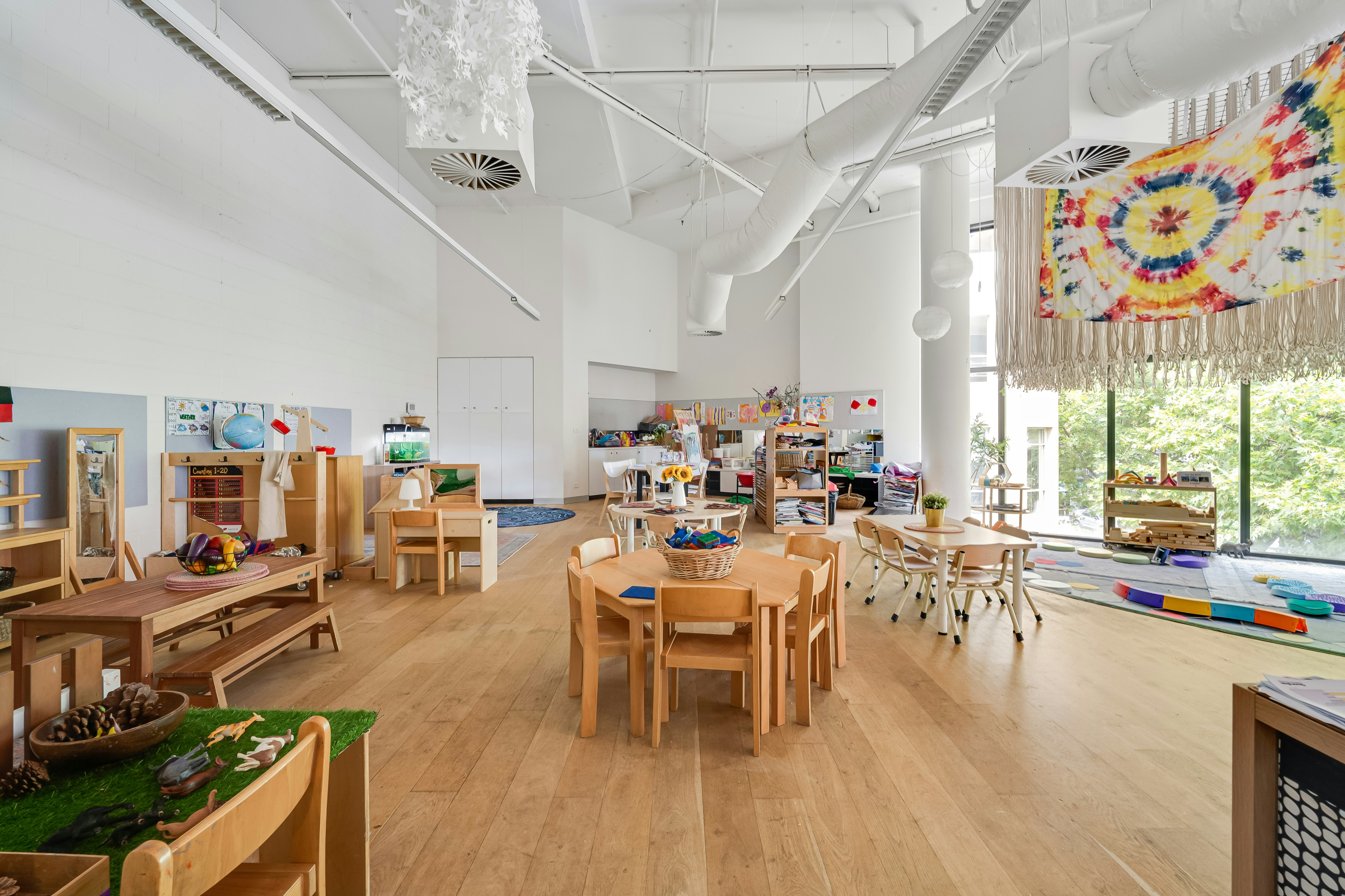 Beautiful classroom at Bloom Childcare